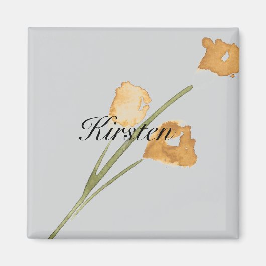 マスタードの芽花 マグネット (正面)