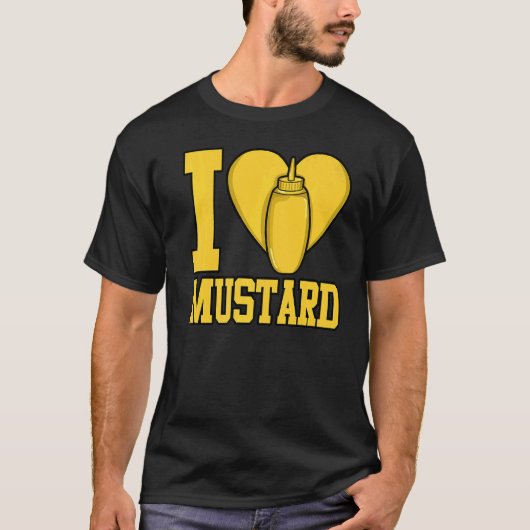 マスタードの薬味が大好き Tシャツ (正面)