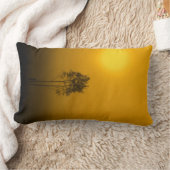マスタードの黄色 ランバークッション (ブランケット)
