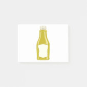 マスタードまたはマヨネーズのためのボトル ポストイット (正面)