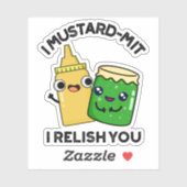 マスタードを使って調味料をおもしろい飲む シール (シート)