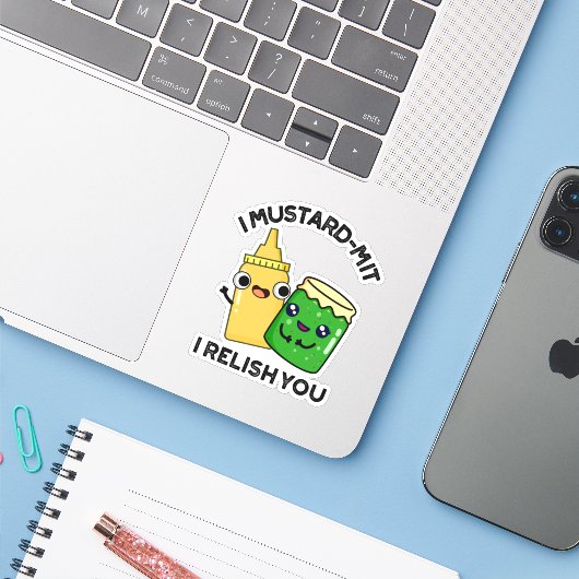 マスタードを使って調味料をおもしろい飲む シール (ノートパソコンとiPhone)