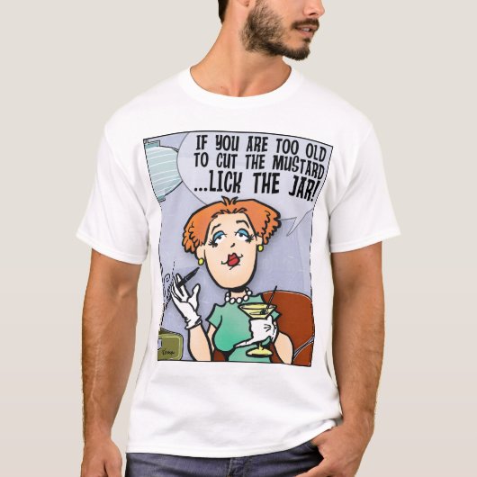 マスタードを切って下さい Tシャツ (正面)