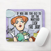 マスタードを切る マウスパッド (マウス)