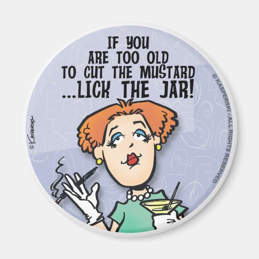 マスタードを切る マグネット (正面)