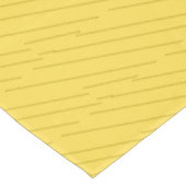 マスタードイエストライプローの斜め茶色の テーブルクロス (アングル)