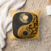 マスタードイエローインアンドヤコンテンポラリーン クッション (ブランケット)