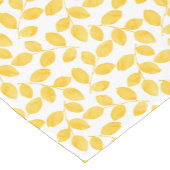 マスタードイエローウォーター葉カラーパターン ショートテーブルランナー (コーナー)