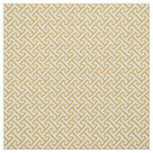 マスタードイエローギリシャ語鍵パターン ファブリック (見本)