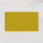 マスタードイエロースタッコシティウォール 名刺 (正面)