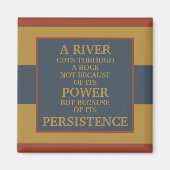 マスタードイエローネイビーブルーラストやる気を起こさせるストロング マグネット (正面)