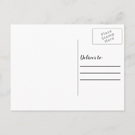 マスタードイエローブラック3フォトグラー救ド日 案内ポストカード (裏面)