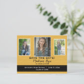 マスタードイエローブラック3フォトグラー救ド日 案内ポストカード (スタンド正面)