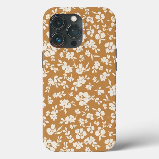 マスタードイエローボホフローラ Case-Mate iPhoneケース (裏面)