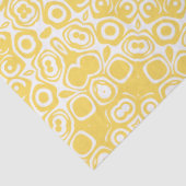 マスタードイエローマンダラパターン 薄葉紙 (詳細)
