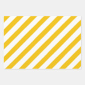 マスタードイエローモダントレンディー ラッピングペーパーシート (正面)