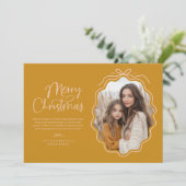 マスタードイエロー赤面ピンクウェーレトロ写真 シーズンカード (スタンド正面)