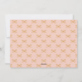 マスタードイエロー赤面ピンクウェーレトロ写真 シーズンカード (裏面)