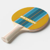 マスタードウェーブボーストライプドの名前 卓球ラケット (正面アングル)
