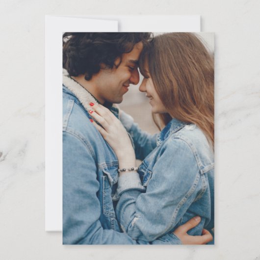 マスタードウォーター色フローラ結婚式招待状 招待状 (裏面)