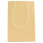 マスタードエレガントイユニークローストライプ抱き枕 ミディアムペーパーバッグ (正面)