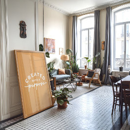 マスタードエレガントクリスチャン引用文 ポスター