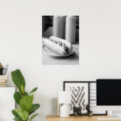 マスタードクラシックとケチャップのホットドッグ ポスター (ホームオフィス)