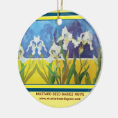 マスタードシーズグローオーナメントバイペリーリッチー セラミックオーナメント (左)