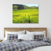 マスタードシードのフィールド – キャンバスプリント (インサイチュ (寝室))