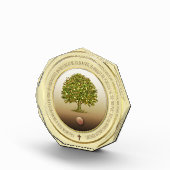 マスタードシードホームデコール、クリスチャンの贈り物、信仰ポー フォトブロック (右)