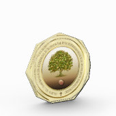 マスタードシードホームデコール、クリスチャンの贈り物、信仰ポー フォトブロック (左)