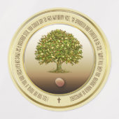 マスタードシード文房具、バプテスギフト、信仰ギフト ラベル (デザイン2)