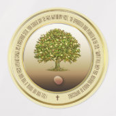 マスタードシード文房具、バプテスギフト、信仰ギフト ラベル (デザイン1)