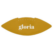 マスタードスタイリッシュイエロープレーン名前をカスタムする アメリカンフットボール (パネル)