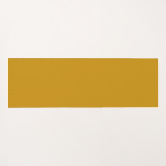 マスタードスタイリッシュイエロープレーン名前をカスタムする ヨガマット (裏面(横))