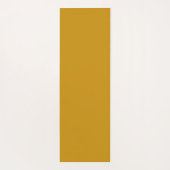 マスタードスタイリッシュイエロープレーン名前をカスタムする ヨガマット (裏面)