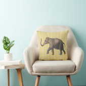 マスタードスパイスモーズドットとゾウ クッション (椅子)