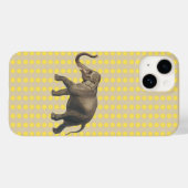 マスタードスパイスモーズドットとゾウ Case-Mate iPhoneケース (裏面 (横))