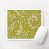 マスタードトルトースシェル抽象芸術プリントby LeahG マウスパッド (マウス)