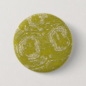 マスタードトルトースシェル抽象芸術プリントby LeahG 缶バッジ (正面)