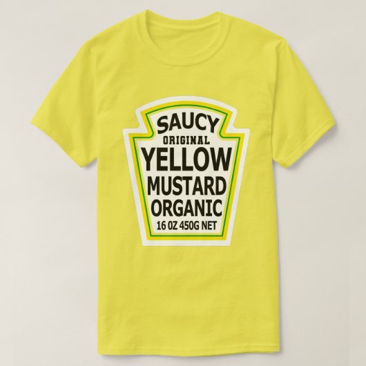 マスタードハロウィーンパケットの衣装 Tシャツ (デザイン正面)