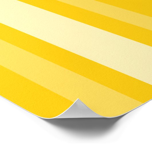 マスタードビクトリアンレディストライプーと蝶 ポスター (角)