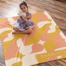 マスタードピンククリームパターパーソナライズされたン