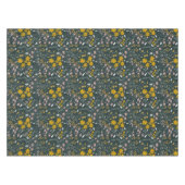 マスタードフローラカブトムシ&ビーズボヘミアンワイルドフラワー テーブルクロス (正面(横))