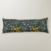 マスタードフローラカブトムシ&ビーズボヘミアンワイルドフラワー ボディピロー (裏面)