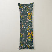 マスタードフローラカブトムシ&ビーズボヘミアンワイルドフラワー ボディピロー (裏面 (縦))