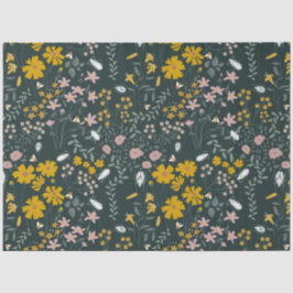 マスタードフローラカブトムシ&ビーズボヘミアンワイルドフラワー 薄葉紙