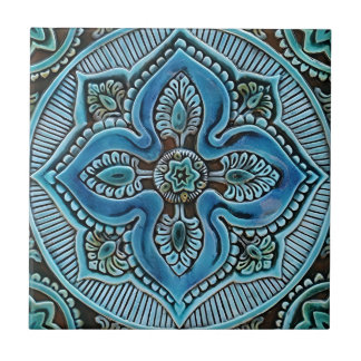 マスタードブラスパターンタイル タイル