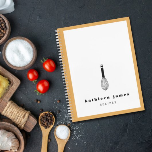 マスタードホワイトバルーンウィスクノート ノートブック