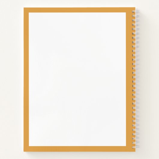 マスタードホワイトバルーンウィスクノート ノートブック (裏面)